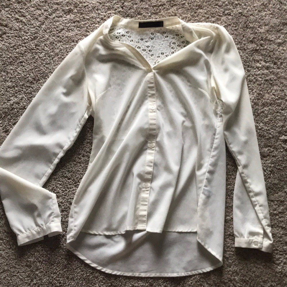 Cream blouse